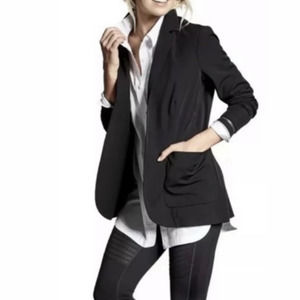 Athleta Black Urban Commute Blazer Jacket Sz XS